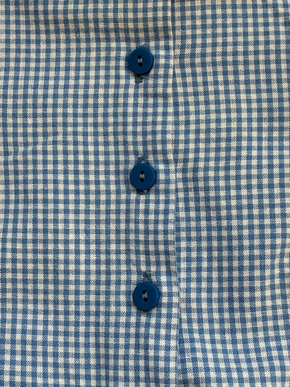 OshKosh B'gosh Blue Gingham Dress 2T~Vintage OshKosh Peter Pan Collar Dress